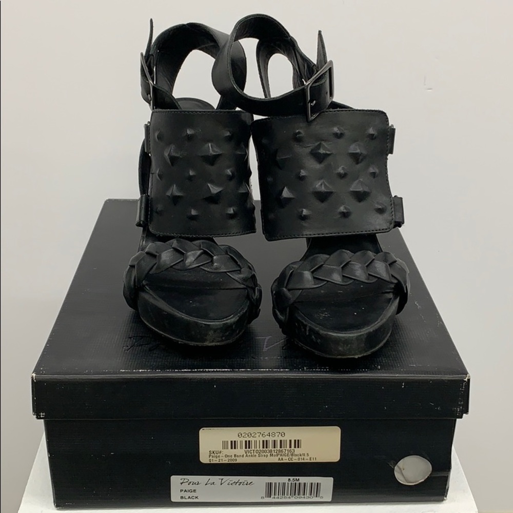 Pour La Victoire PAIGE size 8.5 Black
